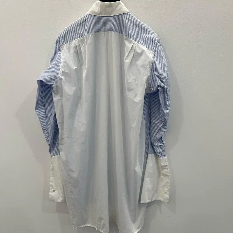 Loewe Loewe Light Blue Cotton Women's Shirt 0089 Size XS / US 0-2 / IT 36-38 - 2 Thumbnail