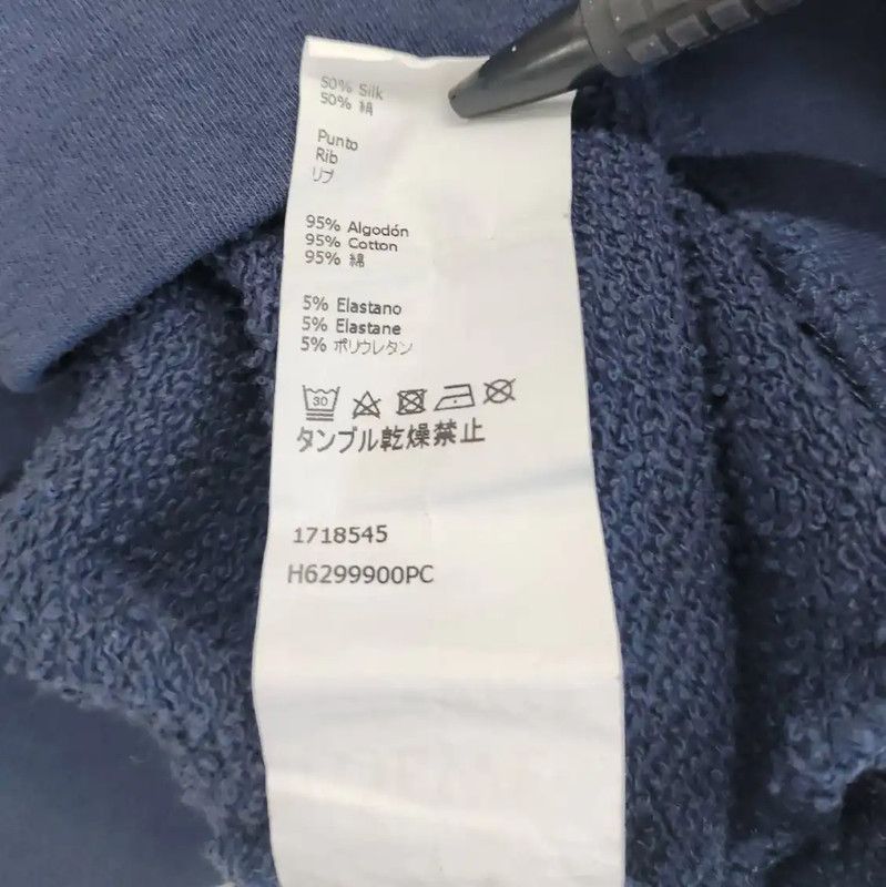 Loewe Loewe Cotton T-Shirt in Dark Blue 0089 Size M / US 6-8 / IT 42-44 - 4 Thumbnail
