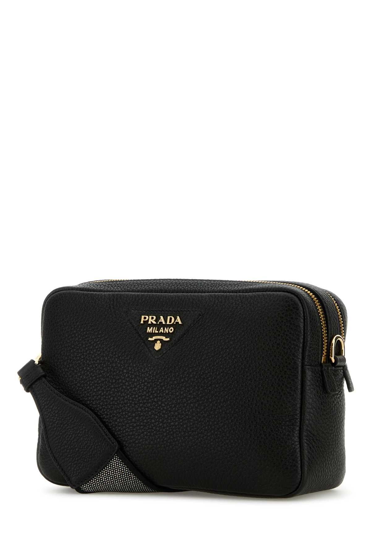 Prada Black Leather Crossbody Bag Size ONE SIZE - 2 Thumbnail