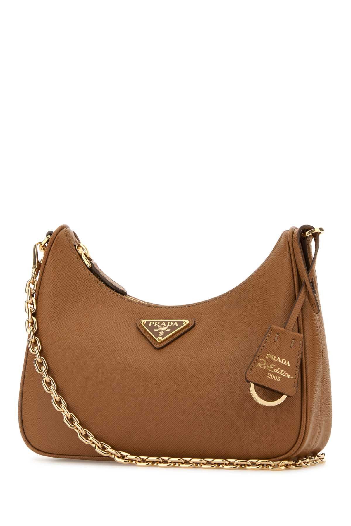 Prada Camel Leather Re-Edition 2005 Shoulder Bag Size ONE SIZE - 2 Thumbnail