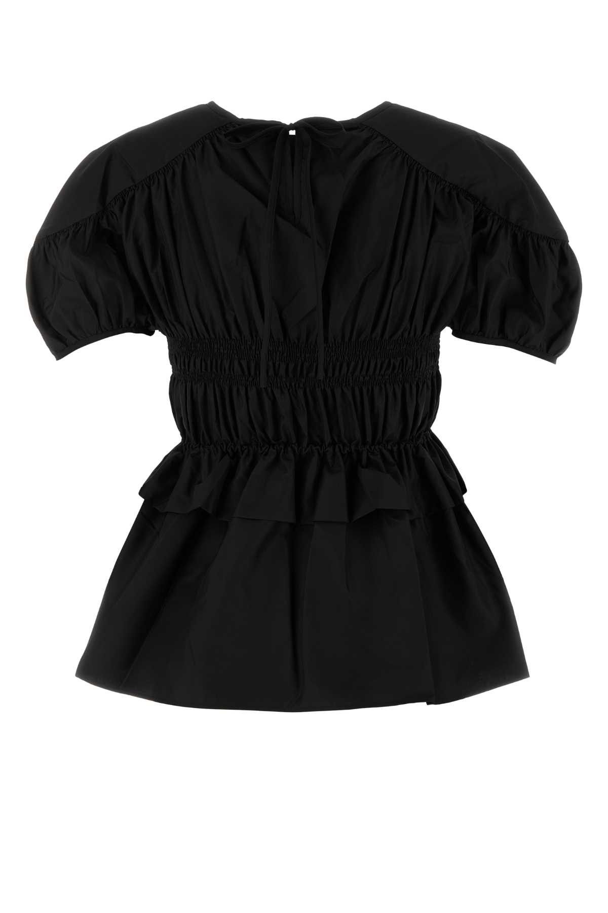 Cecilie Bahnsen Black Tech Fabric Brooklyn Top Size S / US 4 / IT 40 - 2 Thumbnail