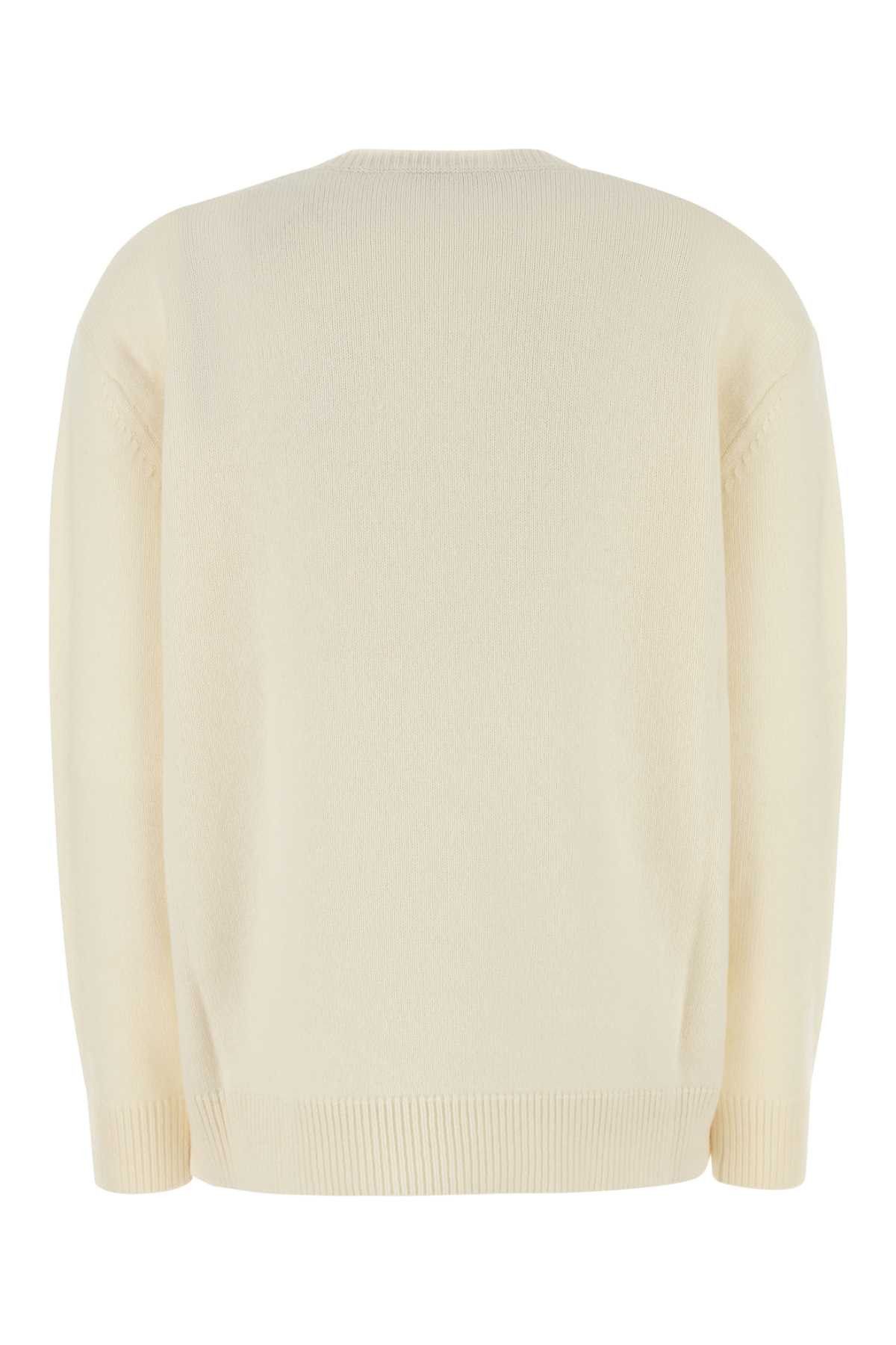 Max Mara Ivory Wool Blend Plata Sweater Size S / US 4 / IT 40 - 2 Thumbnail