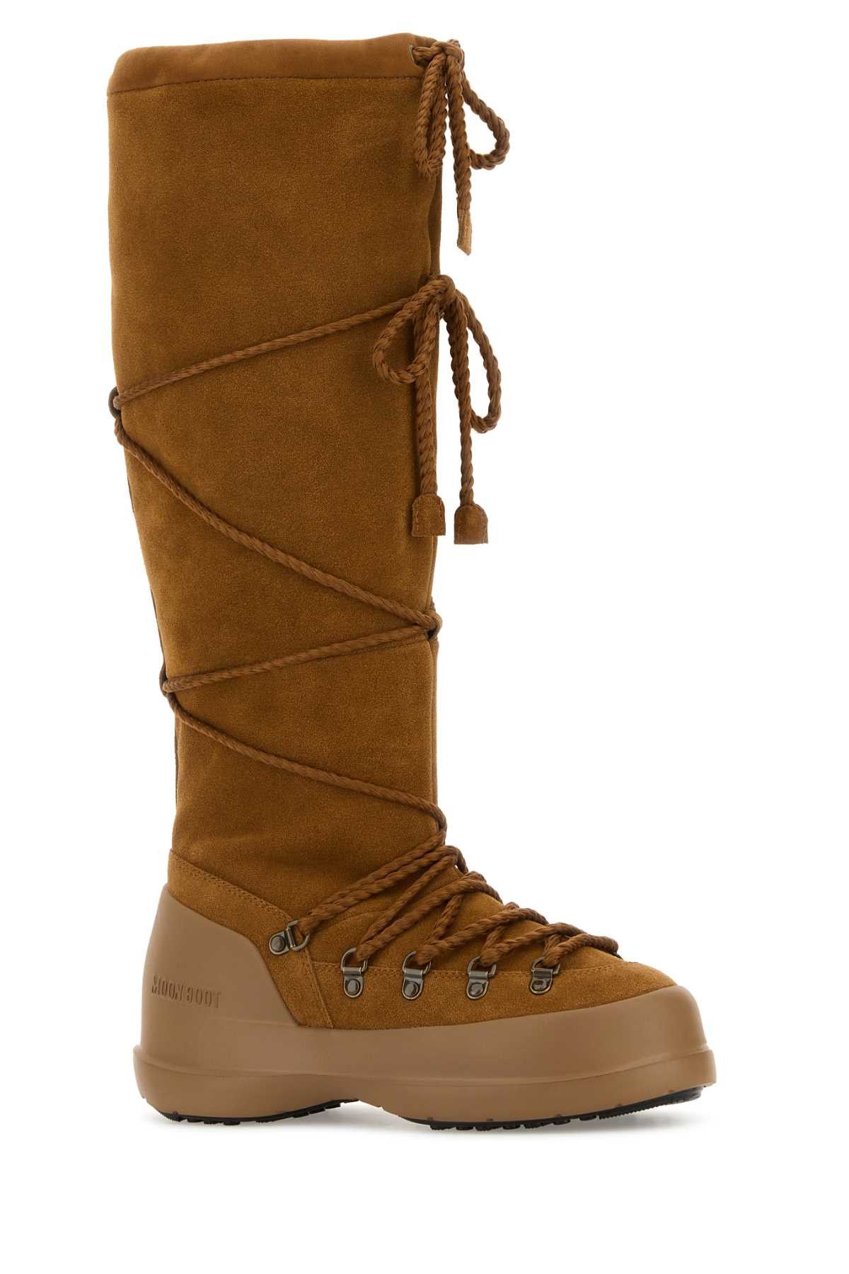 Moon Boot Camel Suede Luna Boots Size US 6 / IT 36 - 2 Thumbnail