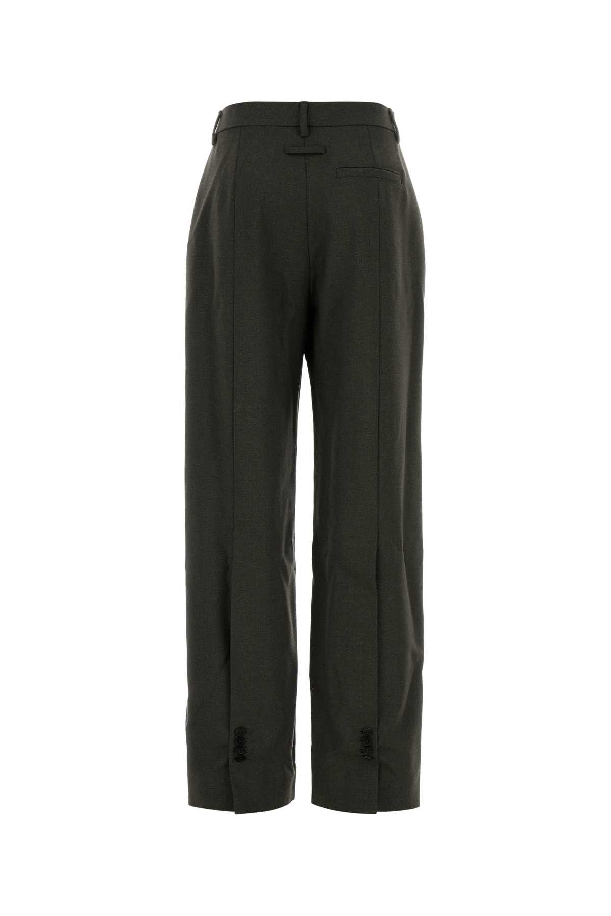 Jean Paul Gaultier Dark Grey Wool Blend Pant Size 28" / US 6 / IT 42 - 2 Thumbnail