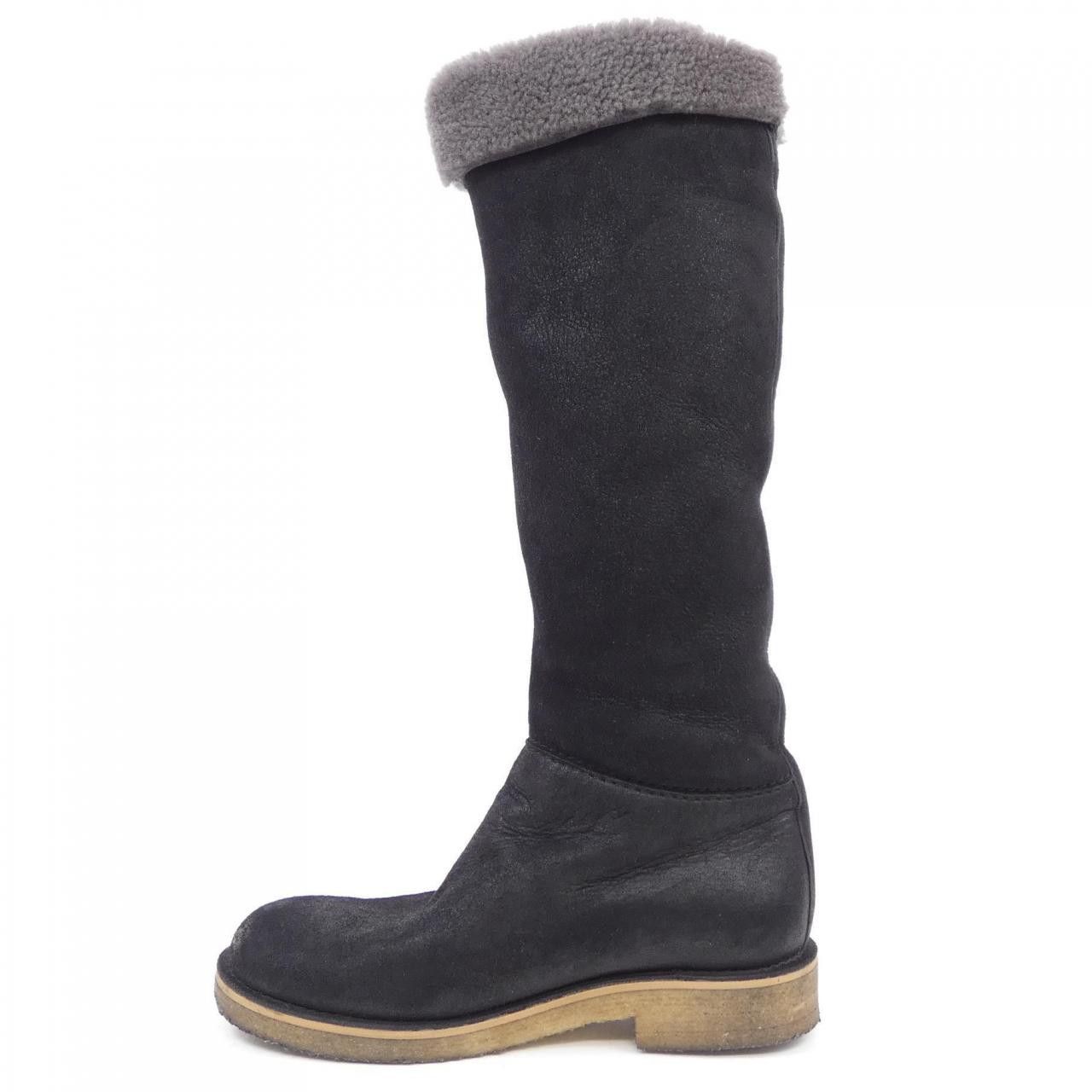 Hermes Hermes Hermes Vintage Leather Boots Leather Shoes DUTY FREE for USA Size ONE SIZE - 2 Thumbnail