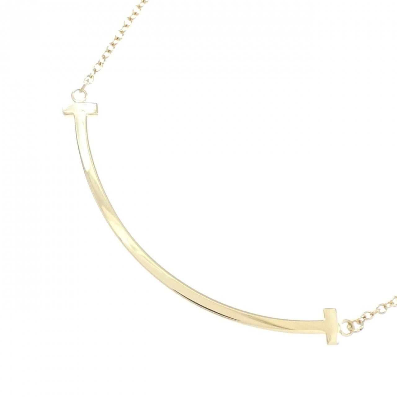 Tiffany & Co. Tiffany & Co. Tiffany T Smile Au750 Necklace Crocodile skin Necklace 60011679 DUTY FREE for USA Size ONE SIZE - 3 Thumbnail