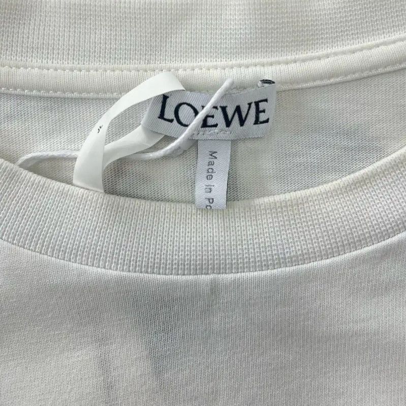 Loewe Loewe White Graphic Tee for Women 0089 Size M / US 6-8 / IT 42-44 - 3 Thumbnail
