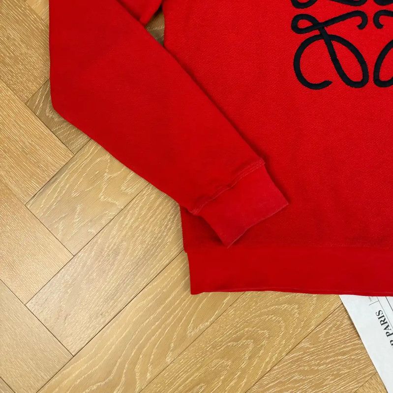 Loewe LOEWE Red Women's Sweatshirt with Logo Design 0089 Size M / US 6-8 / IT 42-44 - 4 Thumbnail