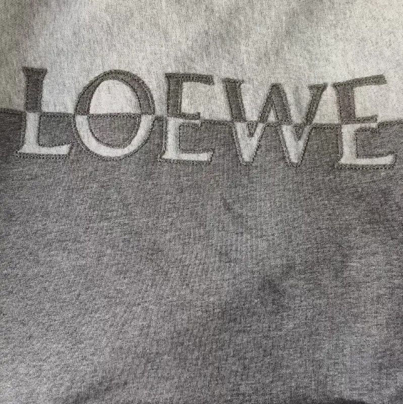 Loewe Loewe Gray Cotton Women's Sweatshirt 0089 Size S / US 4 / IT 40 - 3 Thumbnail