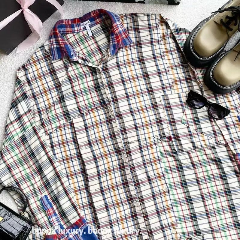 Loewe Loewe Colorful Cotton Women's Shirt 0089 Size M / US 6-8 / IT 42-44 - 4 Thumbnail