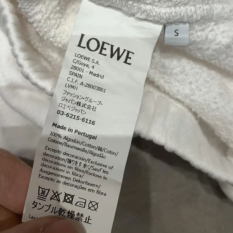 Loewe Loewe Summer Short Sleeve Graphic Hoodie 0089 Size S / US 4 / IT 40 - 4 Thumbnail