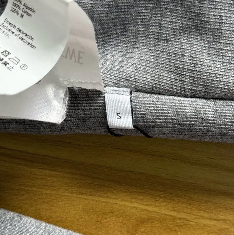 Loewe Loewe Gray Cotton Women's Knit Hoodie 0089 Size S / US 4 / IT 40 - 7 Thumbnail