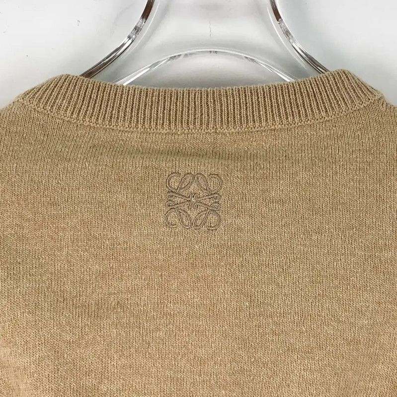 Loewe Loewe Brown Wool Knitted Sweater for Women 0089 Size S / US 4 / IT 40 - 5 Thumbnail