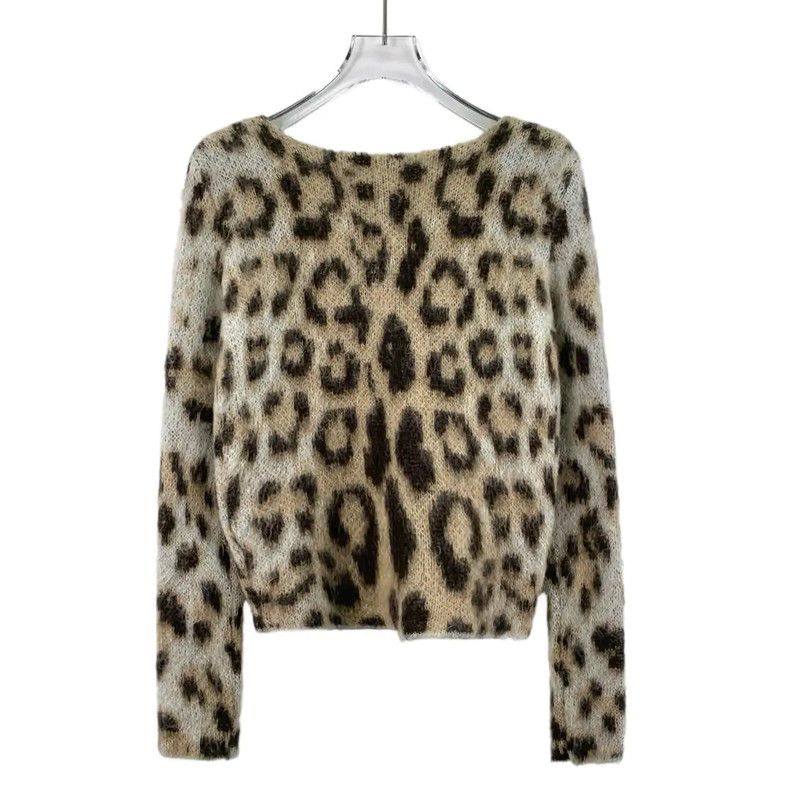 Loewe Loewe Brown Mohair Knit Sweater 0089 Size XS / US 0-2 / IT 36-38 - 2 Thumbnail