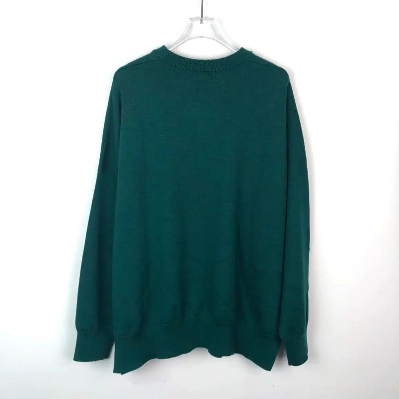 Loewe Loewe Green Cotton Women's Sweatshirt 0089 Size M / US 6-8 / IT 42-44 - 2 Thumbnail