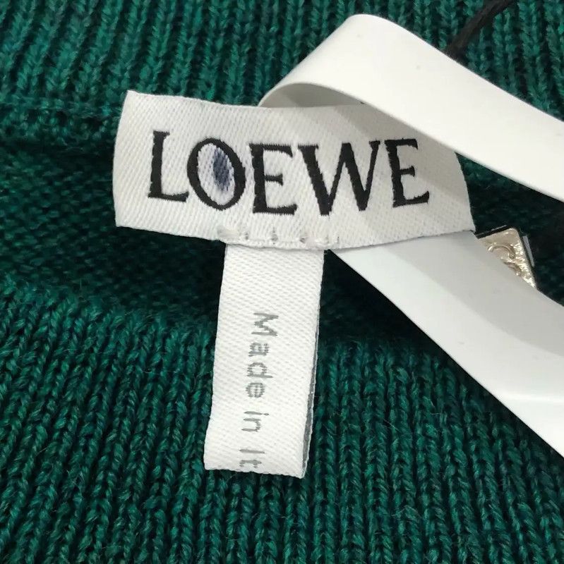 Loewe Loewe Green Cotton Women's Sweatshirt 0089 Size M / US 6-8 / IT 42-44 - 5 Thumbnail