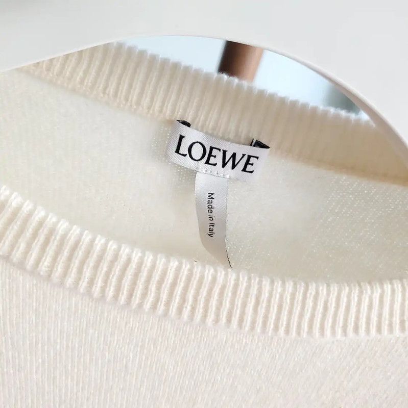 Loewe LOEWE Pink Cashmere Knit Top 0089 Size XS / US 0-2 / IT 36-38 - 5 Thumbnail