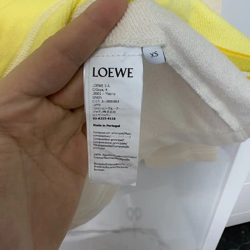 Loewe Loewe Green Cotton Graphic Sweatshirt for Women 0089 Size XS / US 0-2 / IT 36-38 - 4 Thumbnail