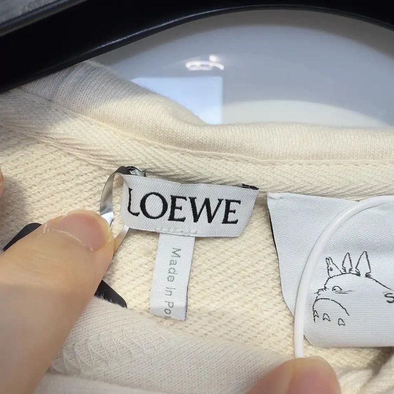 Loewe Loewe Green Cotton Graphic Sweatshirt for Women 0089 Size XS / US 0-2 / IT 36-38 - 3 Thumbnail