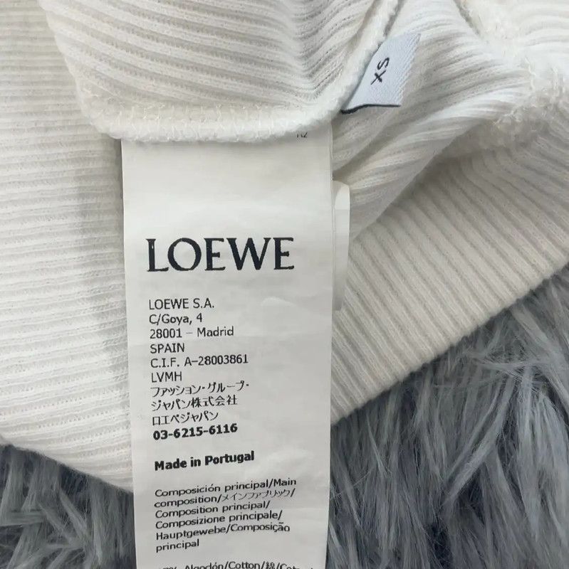 Loewe Loewe White Cotton Crop Top 0089 Size XS / US 0-2 / IT 36-38 - 4 Thumbnail