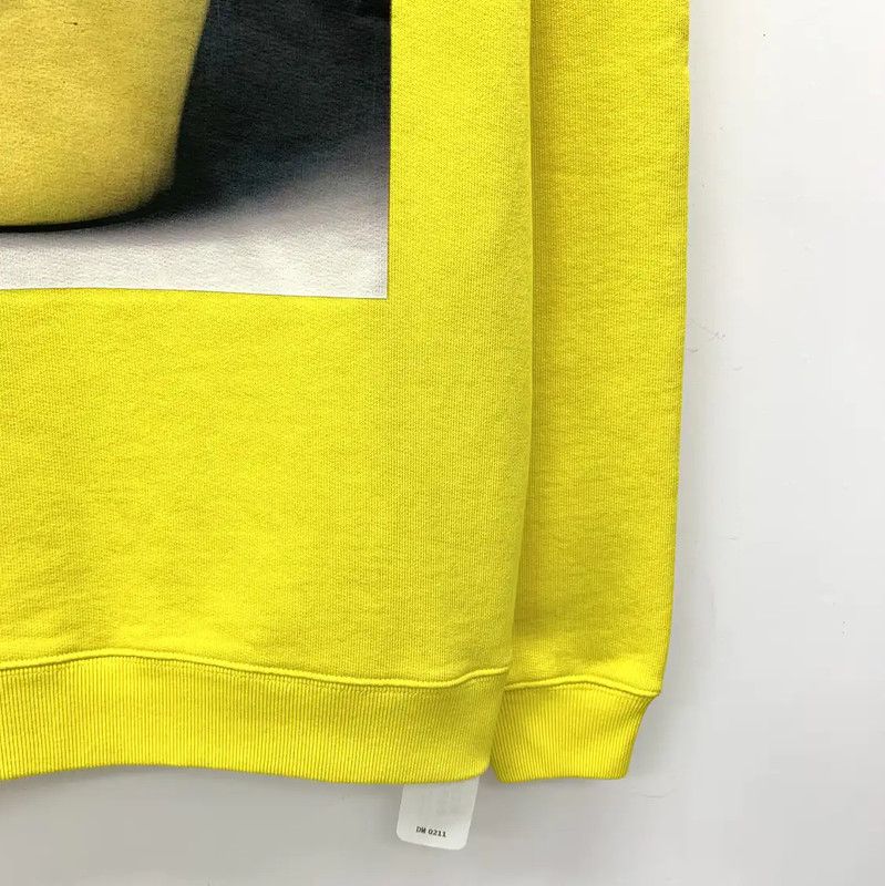 Loewe Loewe Yellow Cotton Sweatshirt for Women 0089 Size S / US 4 / IT 40 - 4 Thumbnail
