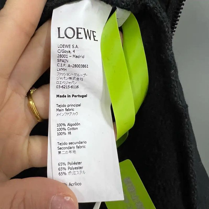 Loewe Loewe Gray Cotton Spring Jacket 0089 Size S / US 4 / IT 40 - 4 Thumbnail