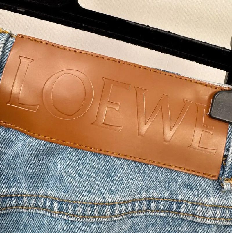Loewe Loewe Spring Autumn Light Blue Women's Jeans 0089 Size 23" - 5 Thumbnail