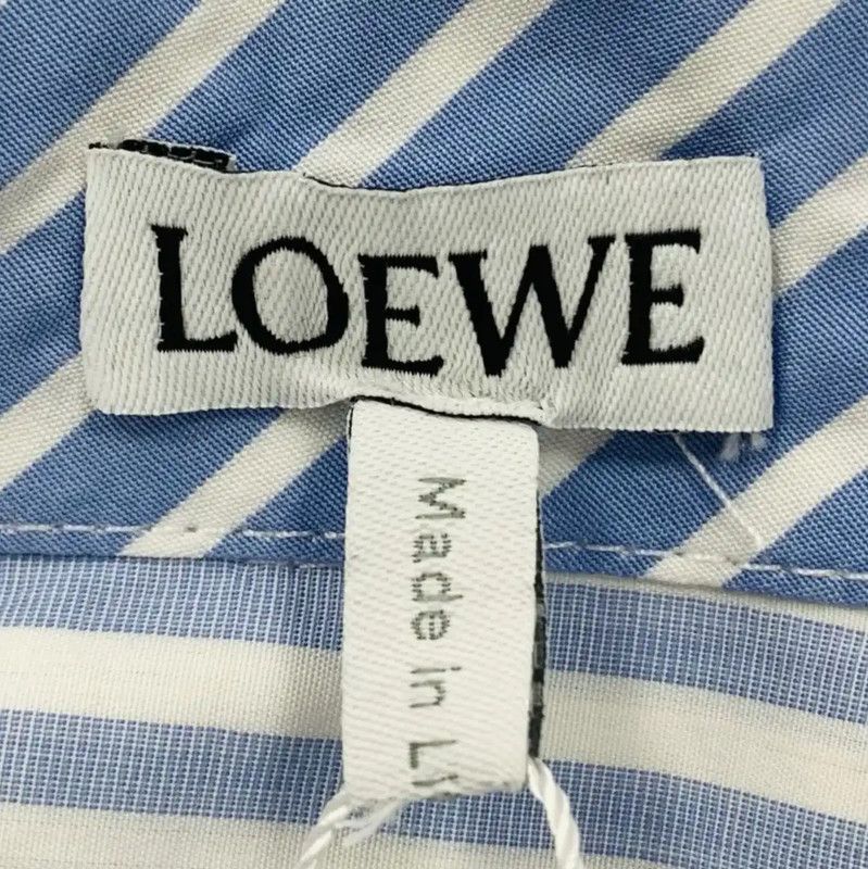 Loewe Loewe Blue Cotton Women's Shirt 0089 Size M / US 6-8 / IT 42-44 - 3 Thumbnail