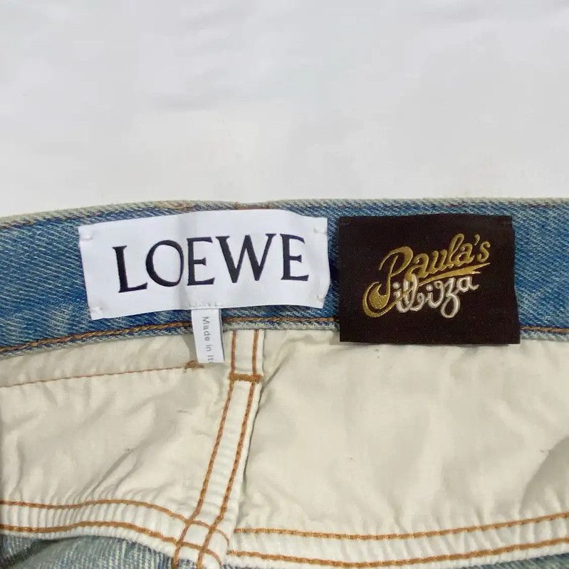 Loewe Loewe Multicolor Denim Shorts for Women 0089 Size 30" / US 8 / IT 44 - 6 Thumbnail