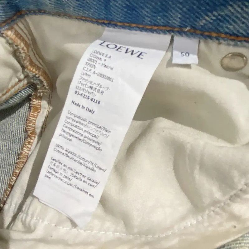 Loewe Loewe Multicolor Denim Shorts for Women 0089 Size 30" / US 8 / IT 44 - 5 Thumbnail