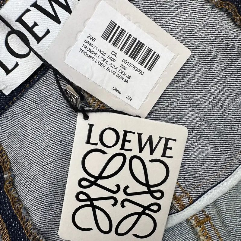 Loewe Loewe Light Blue Casual Women's Pants 0089 Size 27" / US 4 / IT 40 - 6 Thumbnail