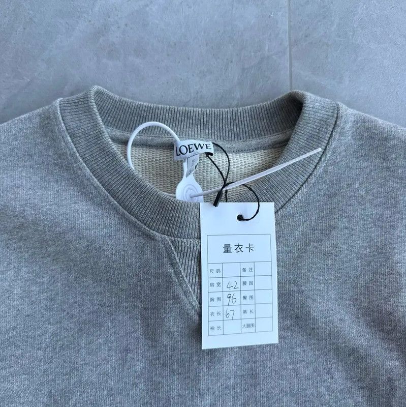 Loewe Loewe Gray Women's Sweatshirt 0089 Size S / US 4 / IT 40 - 3 Thumbnail