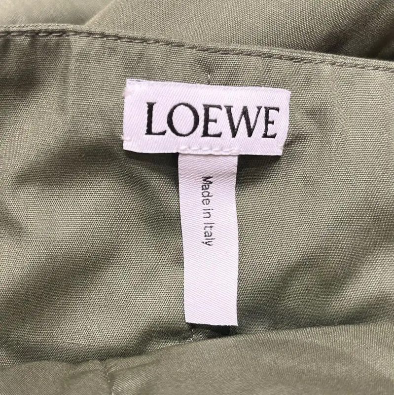 Loewe Loewe Irregular Green Cotton Summer Dress 0089 Size M / US 6-8 / IT 42-44 - 5 Thumbnail