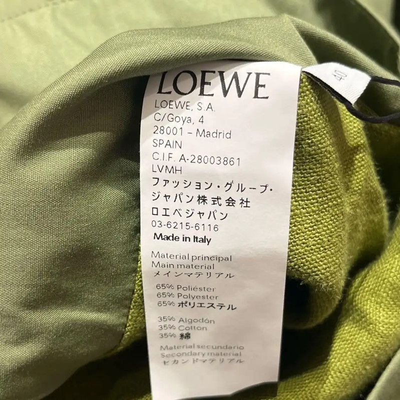Loewe Loewe Irregular Green Cotton Summer Dress 0089 Size M / US 6-8 / IT 42-44 - 6 Thumbnail