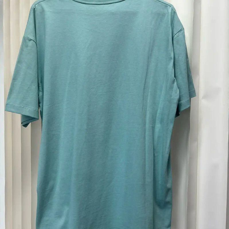 Loewe Loewe Summer Lake Blue Cotton Embroidered T-Shirt 0089 Size S / US 4 / IT 40 - 2 Thumbnail