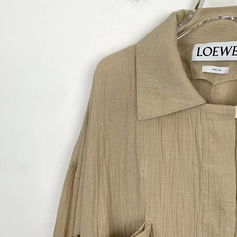 Loewe Loewe Brown Cotton Women's Cardigan 0089 Size XXS / US 00 / IT 34 - 3 Thumbnail