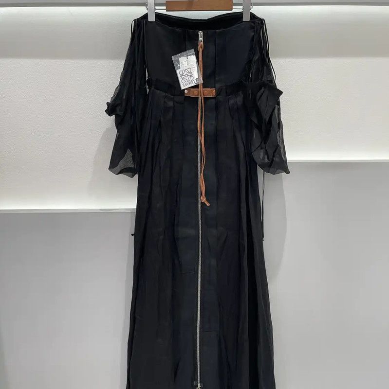 Loewe Loewe Black Maxi Dress for Women 0089 Size ONE SIZE - 2 Thumbnail