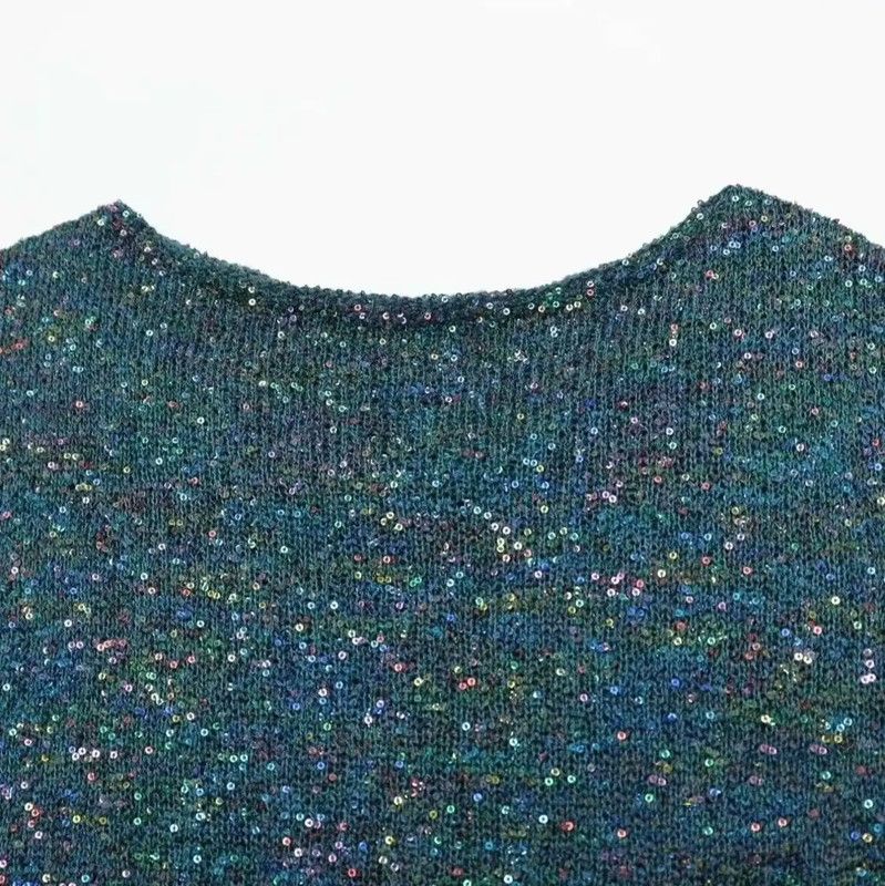Loewe Loewe Summer Peacock Green Knit Top 0089 Size S / US 4 / IT 40 - 9 Thumbnail