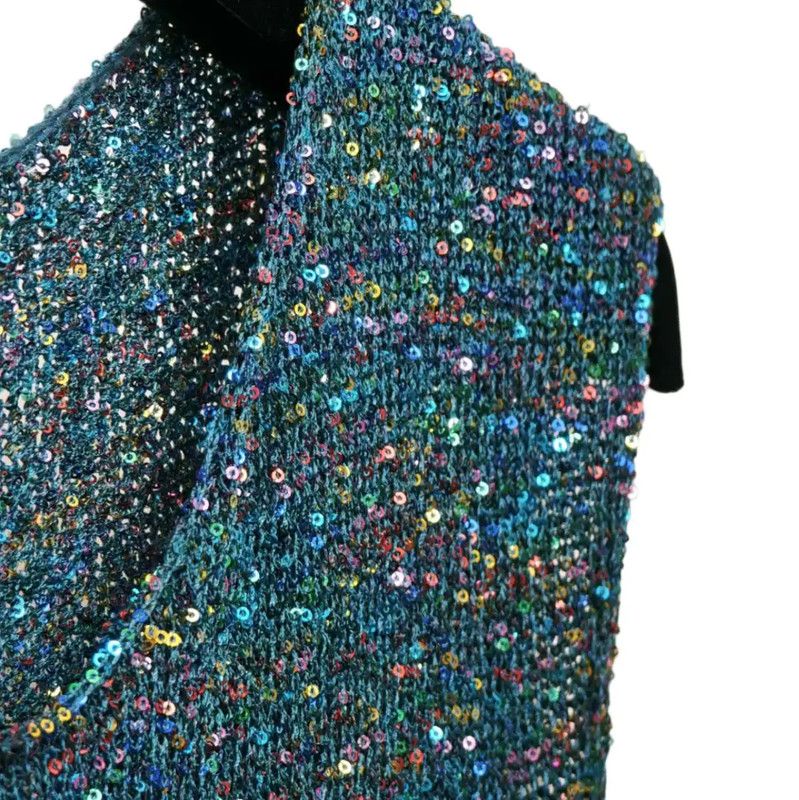 Loewe Loewe Summer Peacock Green Knit Top 0089 Size S / US 4 / IT 40 - 4 Thumbnail