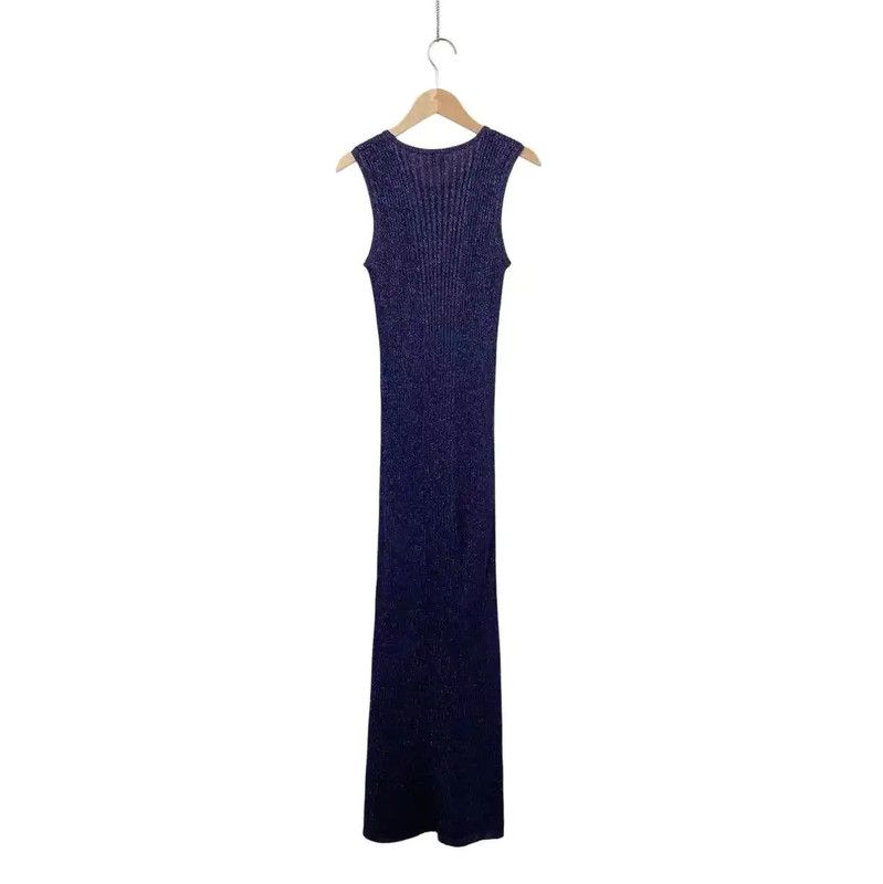 Loewe Loewe Purple Women's Long Dress 0089 Size S / US 4 / IT 40 - 2 Thumbnail