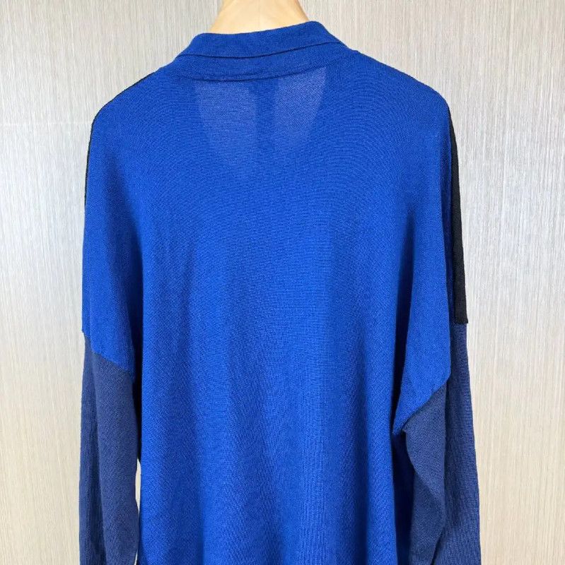 Loewe Loewe Color Block Wool Cardigan for Women 0089 Size L / US 10 / IT 46 - 2 Thumbnail