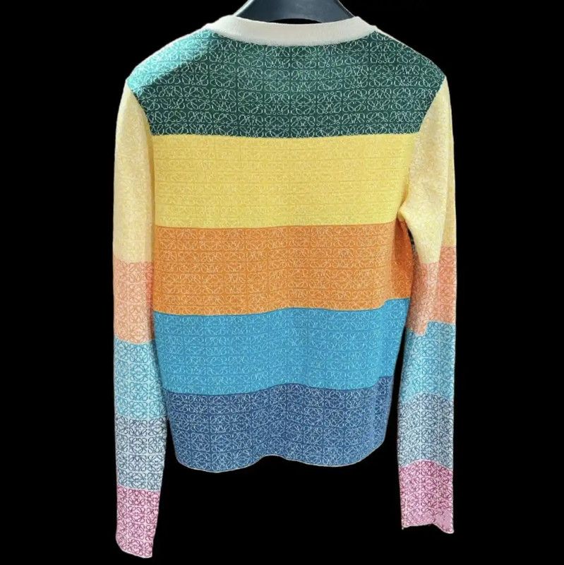Loewe Loewe Color Block Knit Long Sleeve Top 0089 Size S / US 4 / IT 40 - 3 Thumbnail