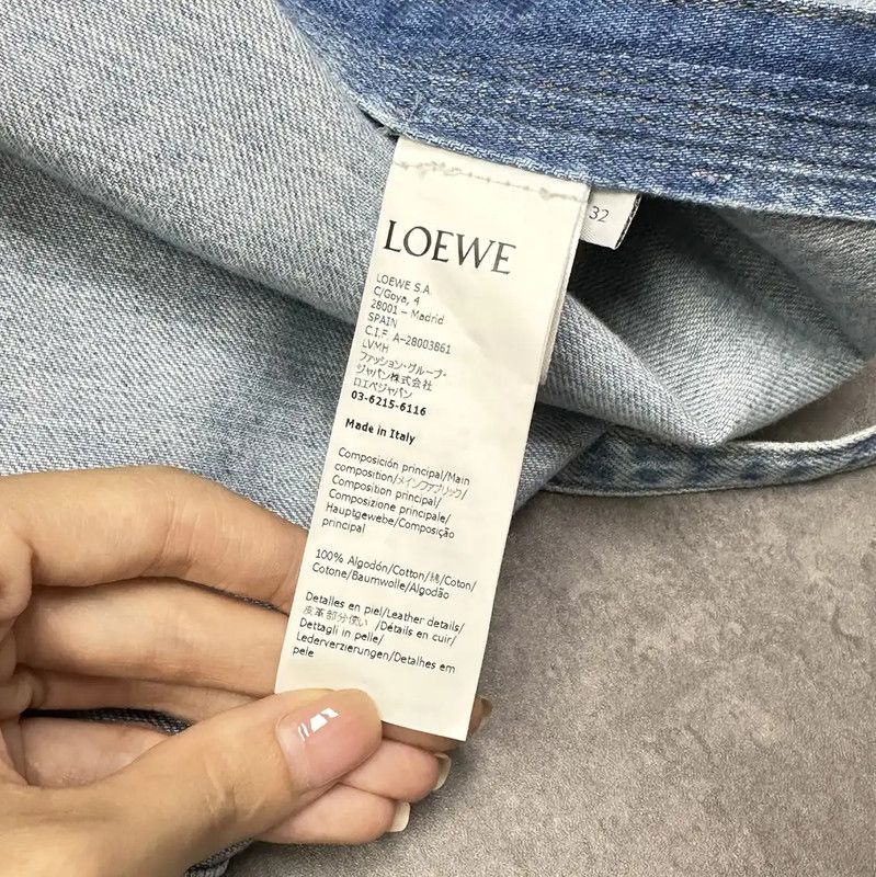 Loewe Loewe Blue Cotton Womens Cardigan 0089 Size XXS / US 00 / IT 34 - 5 Thumbnail