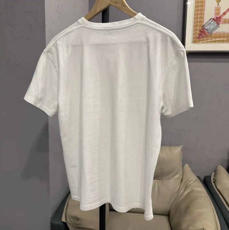 Loewe Loewe White Cotton Women's T-Shirt 0089 Size XS / US 0-2 / IT 36-38 - 2 Thumbnail