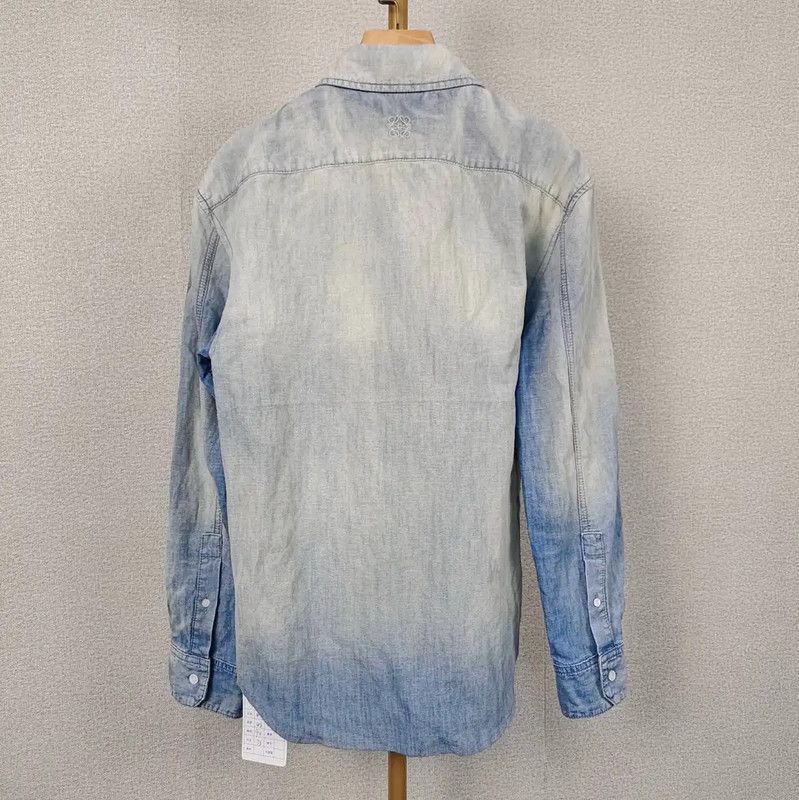 Loewe Loewe Light Blue Cotton Women's Jacket 0089 Size L / US 10 / IT 46 - 2 Thumbnail