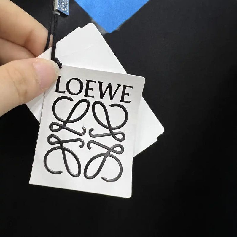 Loewe Loewe Summer Blue Cotton Midi Dress 0089 Size ONE SIZE - 3 Thumbnail