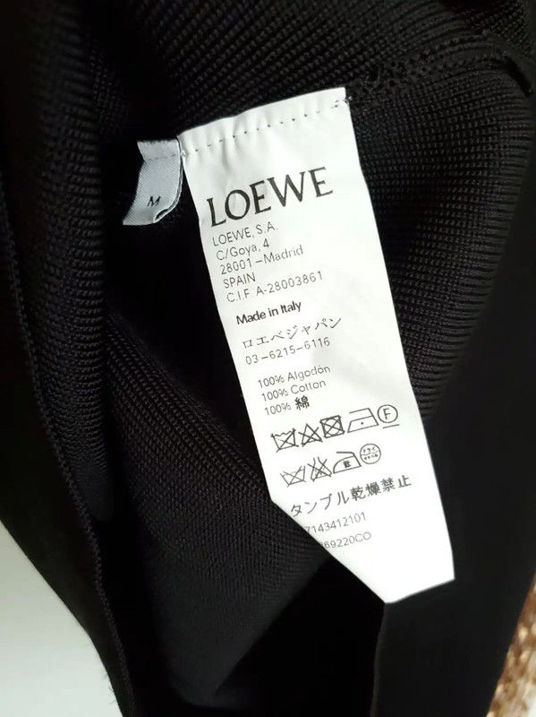 Loewe Loewe Black Long Sleeve Knit Top 0089 Size M / US 6-8 / IT 42-44 - 7 Thumbnail