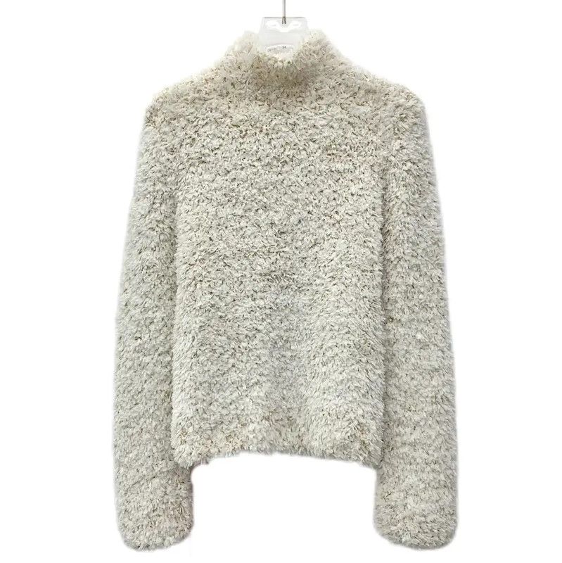 Loewe Loewe Beige Knitted Women's Pullover Sweater 0089 Size S / US 4 / IT 40 - 2 Thumbnail