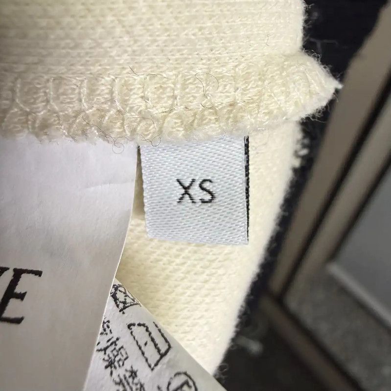 Loewe Loewe Women's White Cotton Sweatshirt 0089 Size XS / US 0-2 / IT 36-38 - 4 Thumbnail
