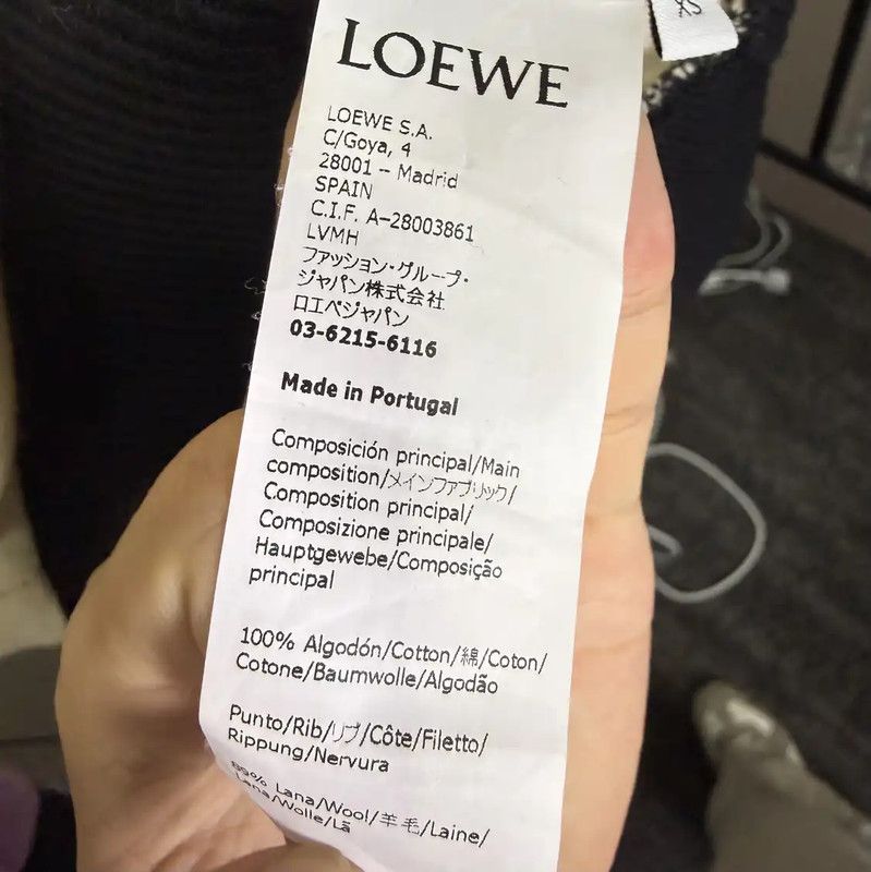 Loewe Loewe Women's White Cotton Sweatshirt 0089 Size XS / US 0-2 / IT 36-38 - 5 Thumbnail
